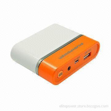 External Mobile Phone Battery/Charger for iPhone, iPad, Tablet, iPod, Samsung/HTC, 5,200mAh